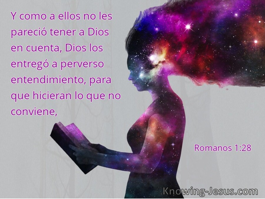 Romanos 1:28 (plata)